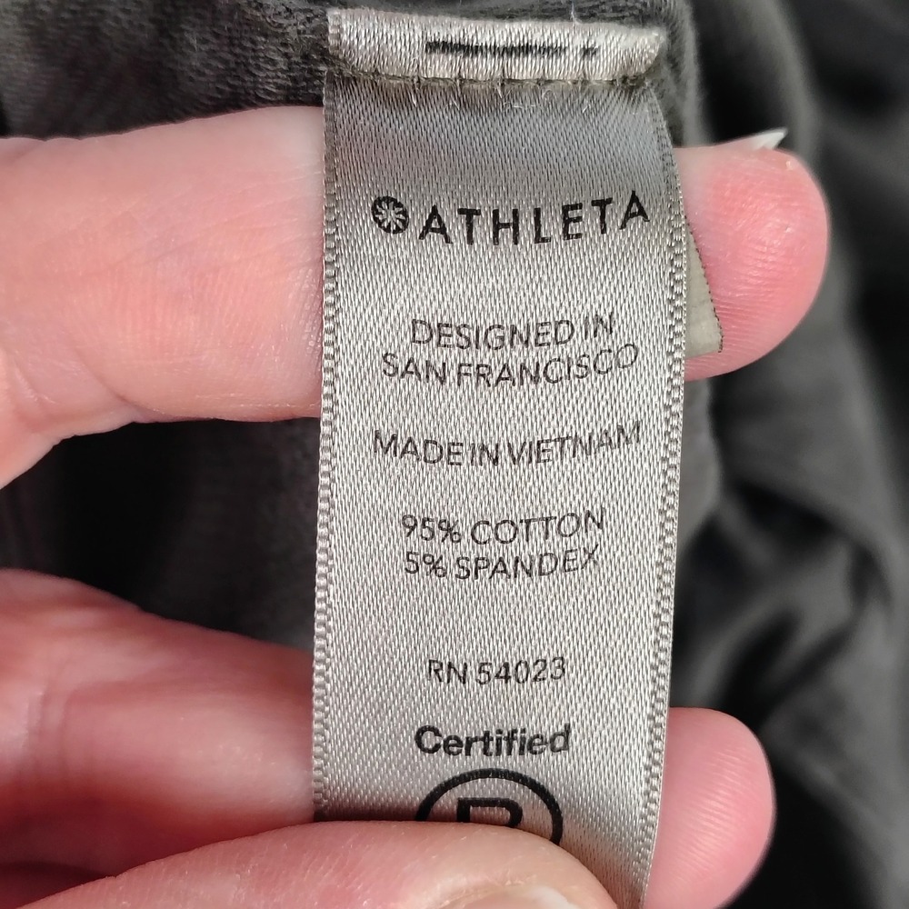 Athleta Womens SZ 6 Farallon Bermuda Shorts Gray Cotton Gorpcore Utility Hiking - Picture 6 of 8